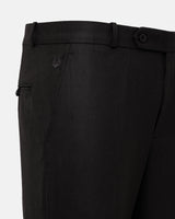 Mance Coffee Textured Formal Cotton Pant