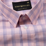 Recon Pink Check Cotton Shirt - John Ellies