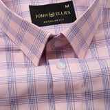 Recon Pink Check Cotton Shirt - John Ellies