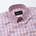 Recon Pink Check Cotton Shirt - John Ellies