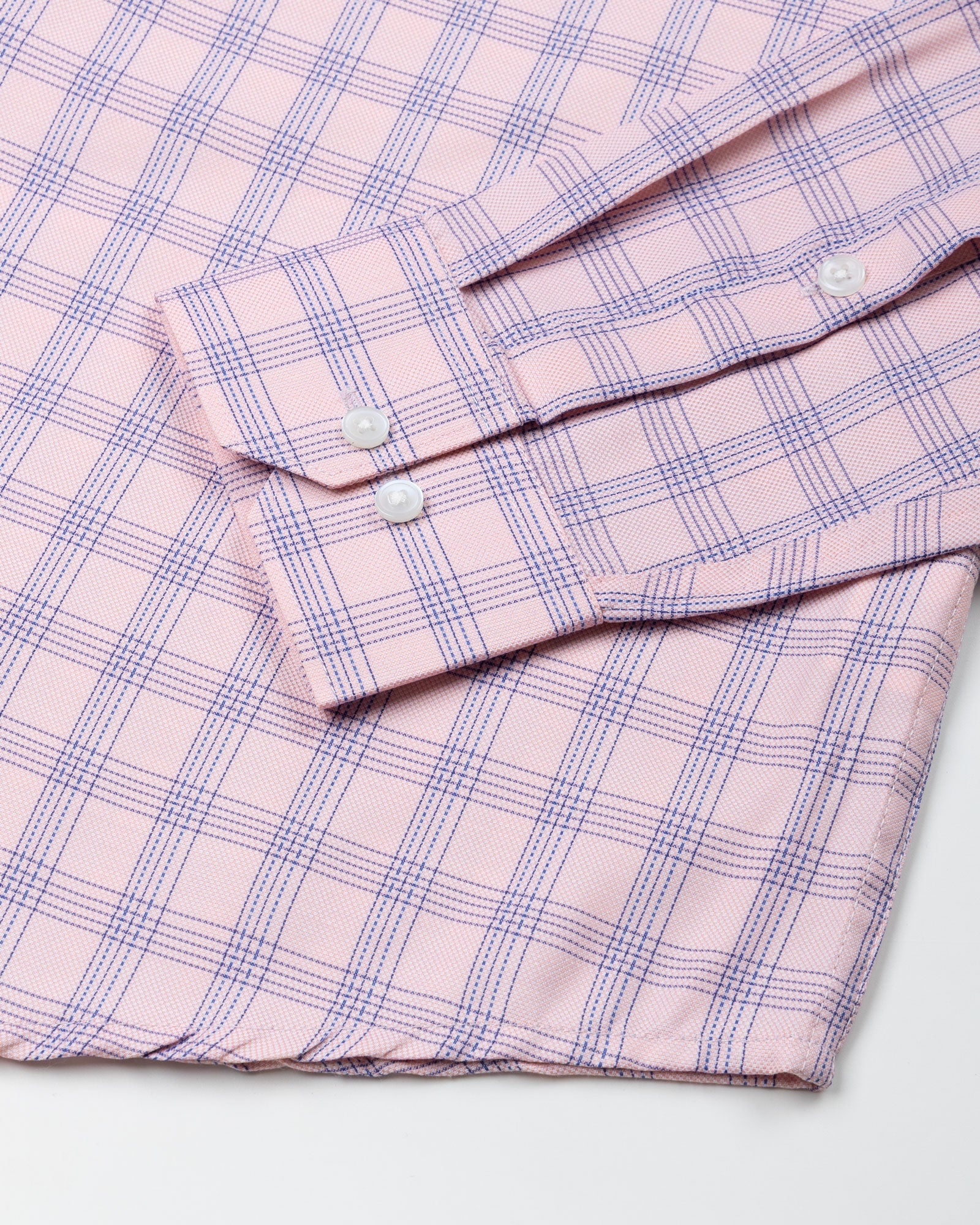 Recon Pink Check Cotton Shirt - John Ellies