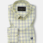 Recon Yellow Check Cotton Shirt - John Ellies