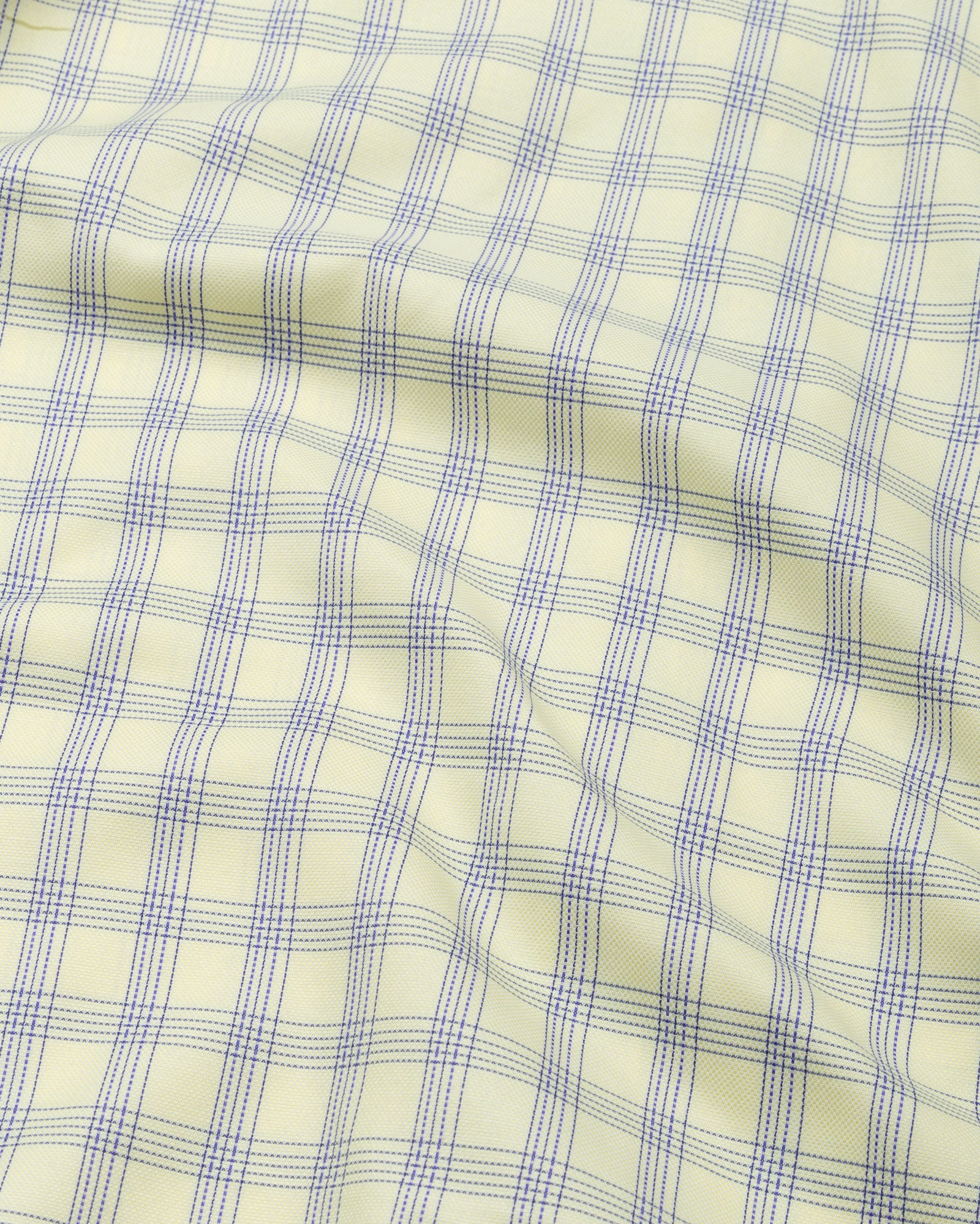 Recon Yellow Check Cotton Shirt - John Ellies