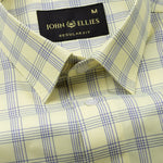 Recon Yellow Check Cotton Shirt - John Ellies