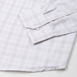 Finite White Check Cotton Shirt - John Ellies
