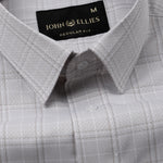 Finite Grey Check Cotton Shirt - John Ellies