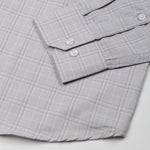 Finite Grey Check Cotton Shirt - John Ellies