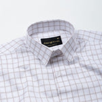Deng Brown Check Cotton Shirt - John Ellies