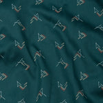 Oryxis Green Printed Button Down Cotton Shirt - John Ellies