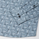 Oryxis Olive Printed Button Down Cotton Shirt - John Ellies