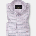 Oryxis Pink Printed Button Down Cotton Shirt - John Ellies