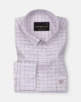 Oryxis Pink Printed Button Down Cotton Shirt