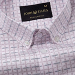 Oryxis Pink Printed Button Down Cotton Shirt - John Ellies