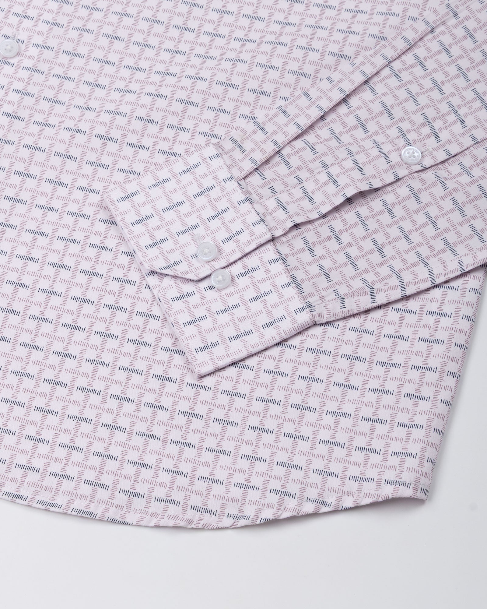 Oryxis Pink Printed Button Down Cotton Shirt - John Ellies
