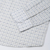 Oryxis White Printed Button Down Cotton Shirt - John Ellies