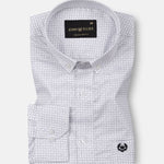 Oryxis Black Printed Button Down Cotton Shirt - John Ellies