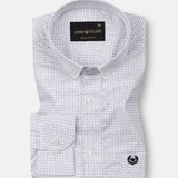 Oryxis Black Printed Button Down Cotton Shirt - John Ellies