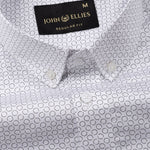 Oryxis Black Printed Button Down Cotton Shirt - John Ellies