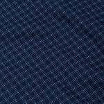 Oryxis Navy Blue Printed Check Cotton Shirt - John Ellies