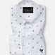 Velora Green Linen Blend Printed Shirt - John Ellies