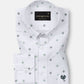 Velora Green Linen Blend Printed Shirt - John Ellies