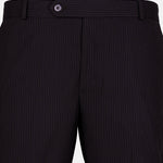 Palermo Purple Stripe Formal Cotton Pant - John Ellies