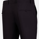 Palermo Purple Stripe Formal Cotton Pant - John Ellies