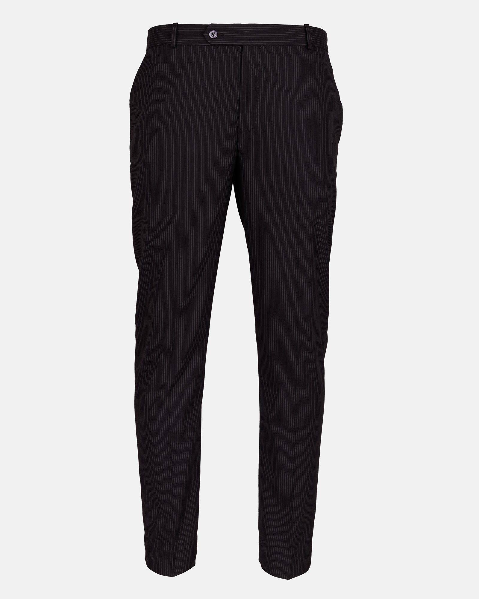 Palermo Purple Stripe Formal Cotton Pant - John Ellies