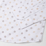 Zyro Brown Luxurious Linen Printed Shirt - John Ellies