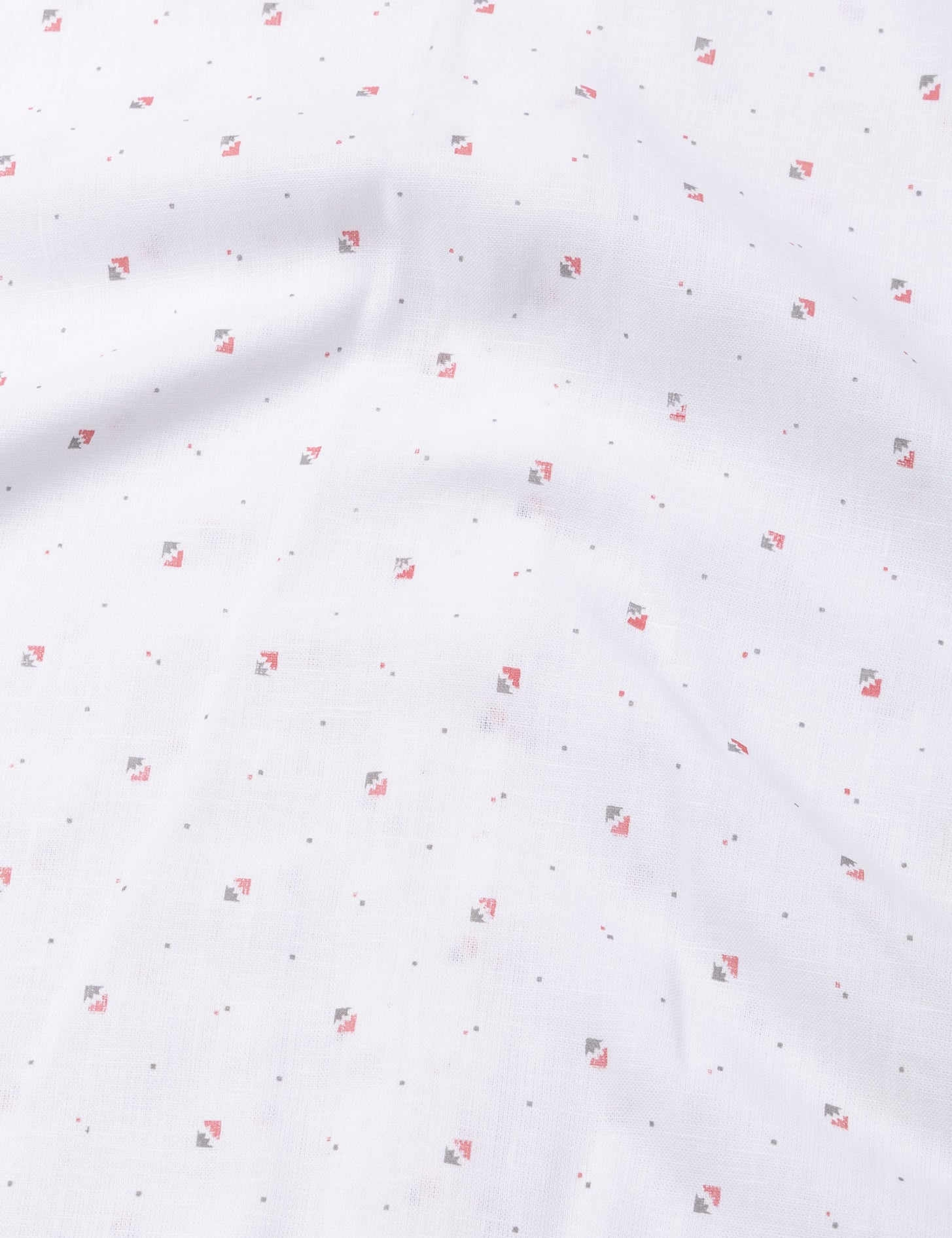 Zyro Pink Luxurious Linen Printed Shirt - John Ellies