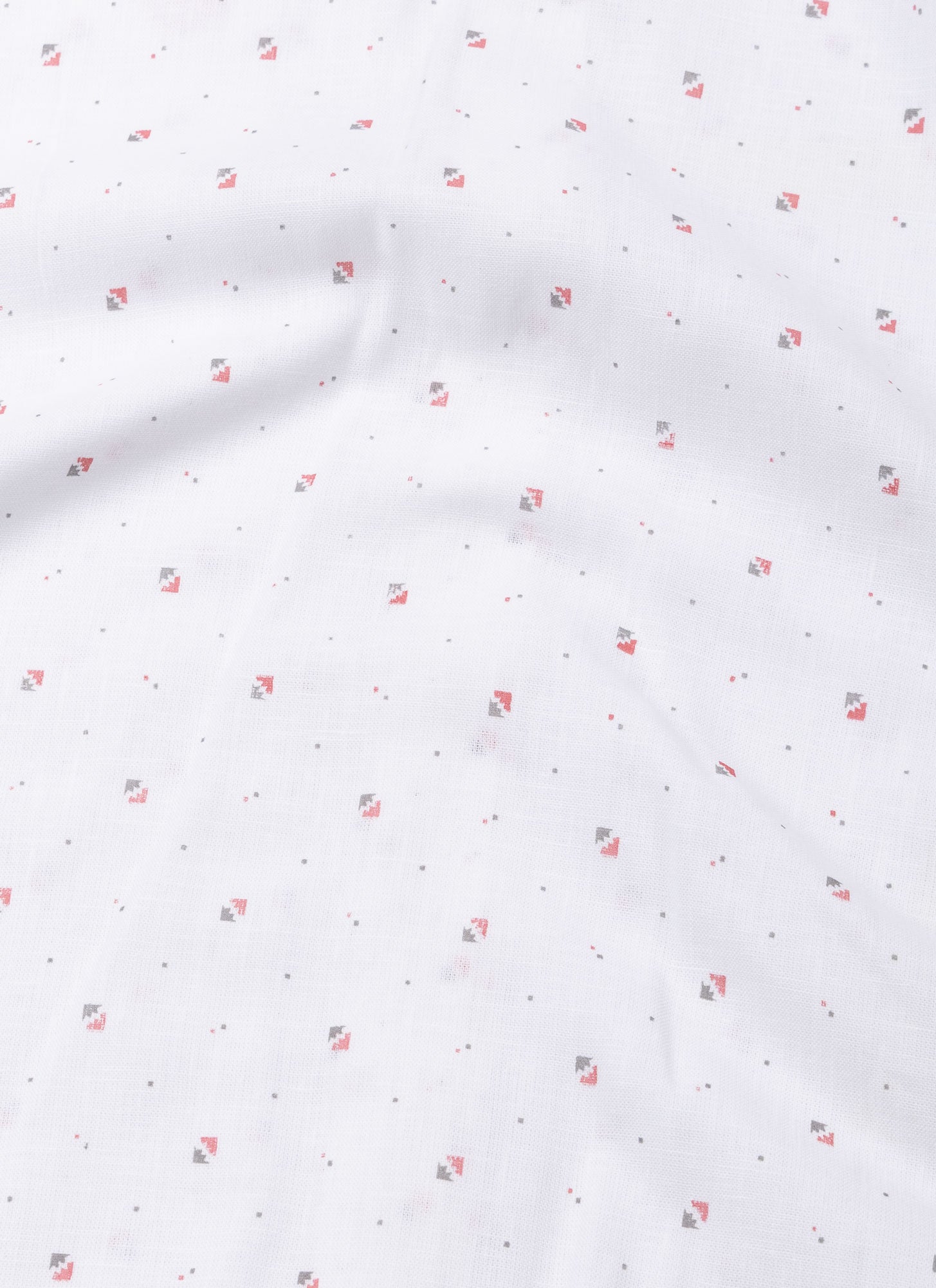 Zyro Pink Luxurious Linen Printed Shirt - John Ellies