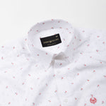 Zyro Pink Luxurious Linen Printed Shirt - John Ellies
