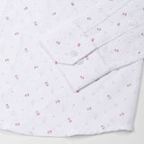 Zyro Pink Luxurious Linen Printed Shirt - John Ellies