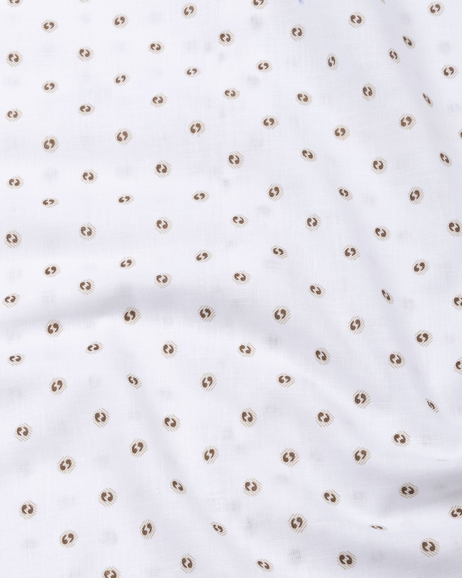 Zyro Yellow Luxurious Linen Printed Shirt - John Ellies