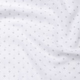 Zyro White Luxurious Linen Printed Shirt - John Ellies