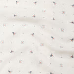 Zyro Cream Luxurious Linen Flower Printed Shirt - John Ellies