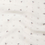 Zyro Cream Luxurious Linen Flower Printed Shirt - John Ellies