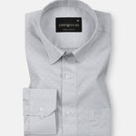 Cyron Grey Printed Cotton Shirt - John Ellies