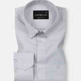 Cyron Grey Printed Cotton Shirt - John Ellies
