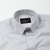 Cyron Grey Printed Cotton Shirt - John Ellies