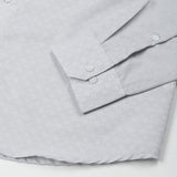 Cyron Grey Printed Cotton Shirt - John Ellies