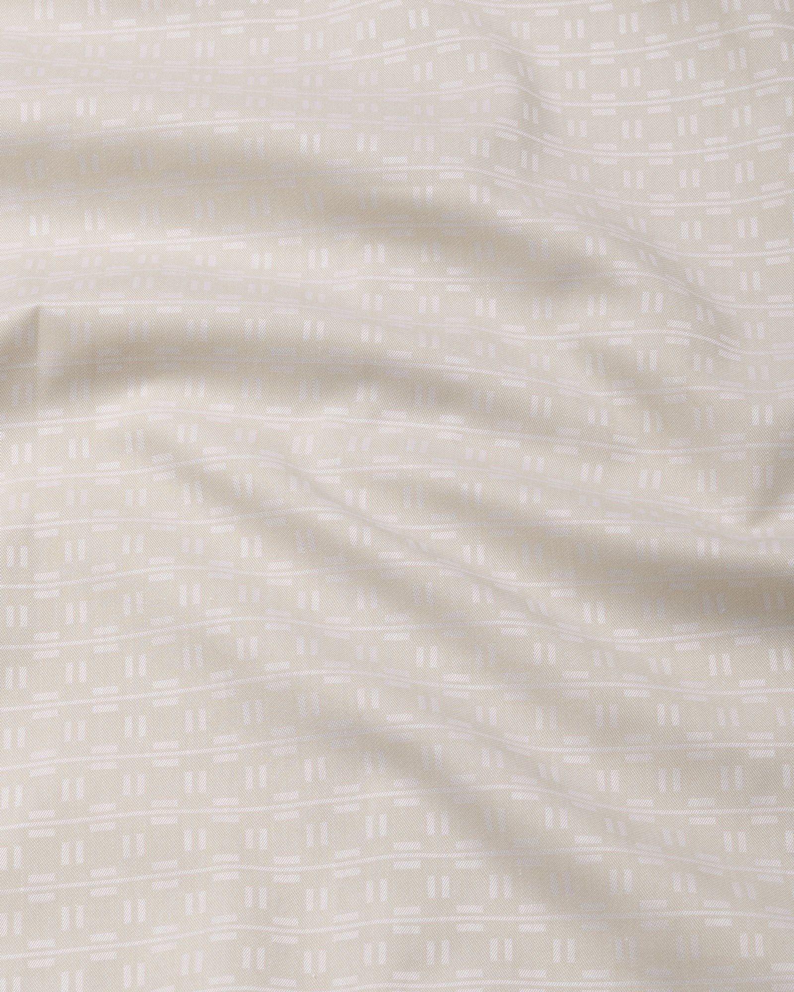 Cyron Tan Printed Cotton Shirt - John Ellies