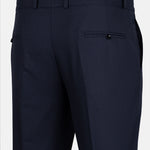 Palermo Blue Stripe Formal Cotton Pant - John Ellies