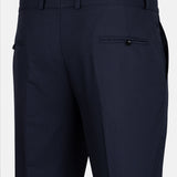 Palermo Blue Stripe Formal Cotton Pant - John Ellies