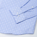 Cyron Blue Printed Cotton Shirt - John Ellies
