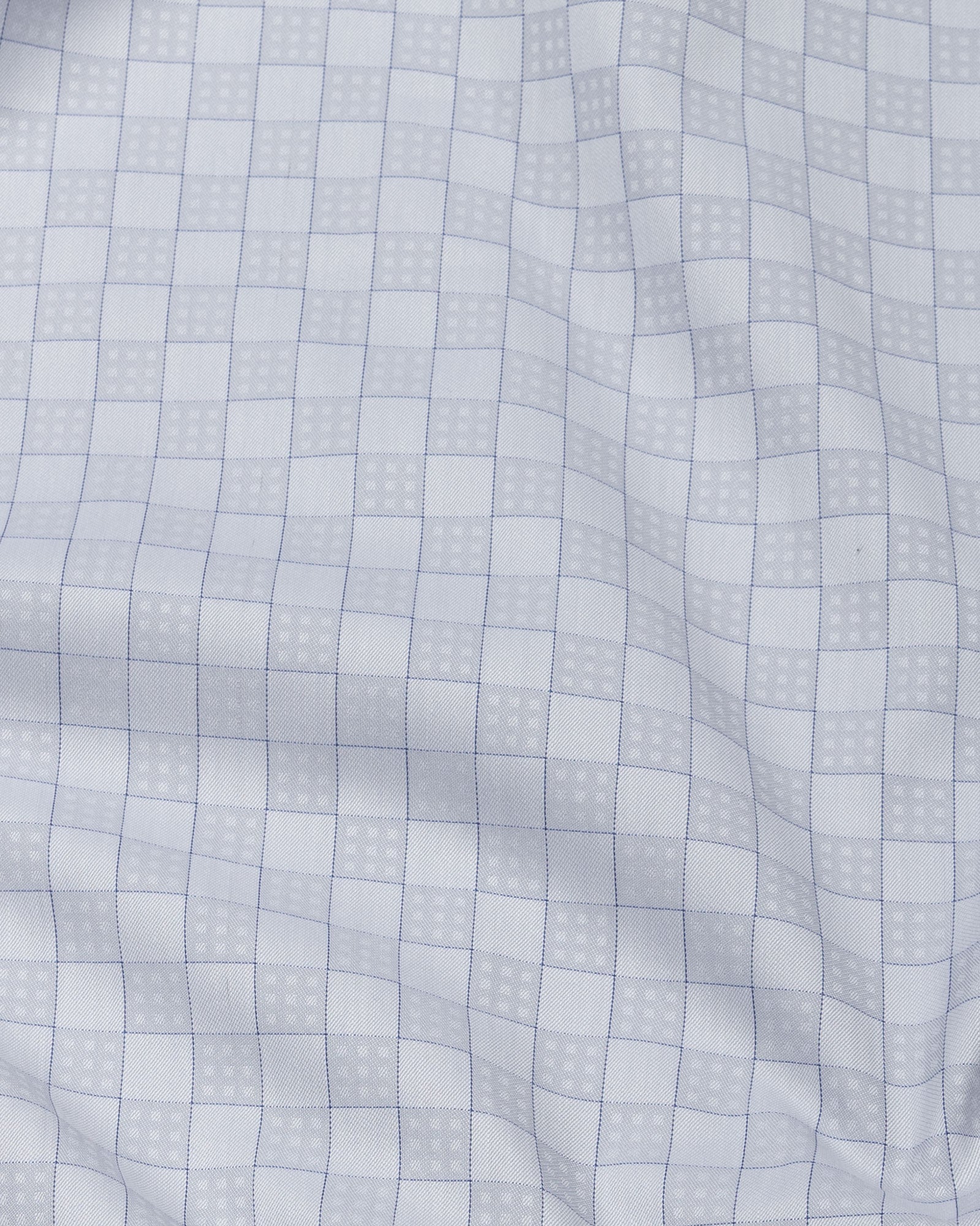 Cyron Silver Printed Cotton Shirt - John Ellies