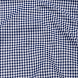 Lumea Navy Blue Front Placket Cotton Shirt - John Ellies