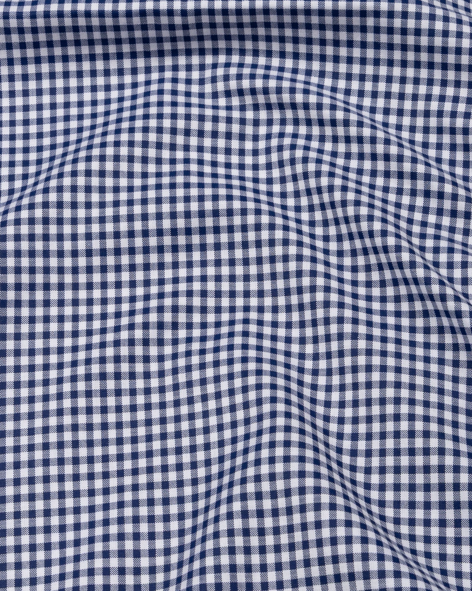 Lumea Navy Blue Front Placket Cotton Shirt - John Ellies