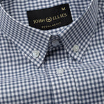 Lumea Grey Front Placket Cotton Shirt - John Ellies