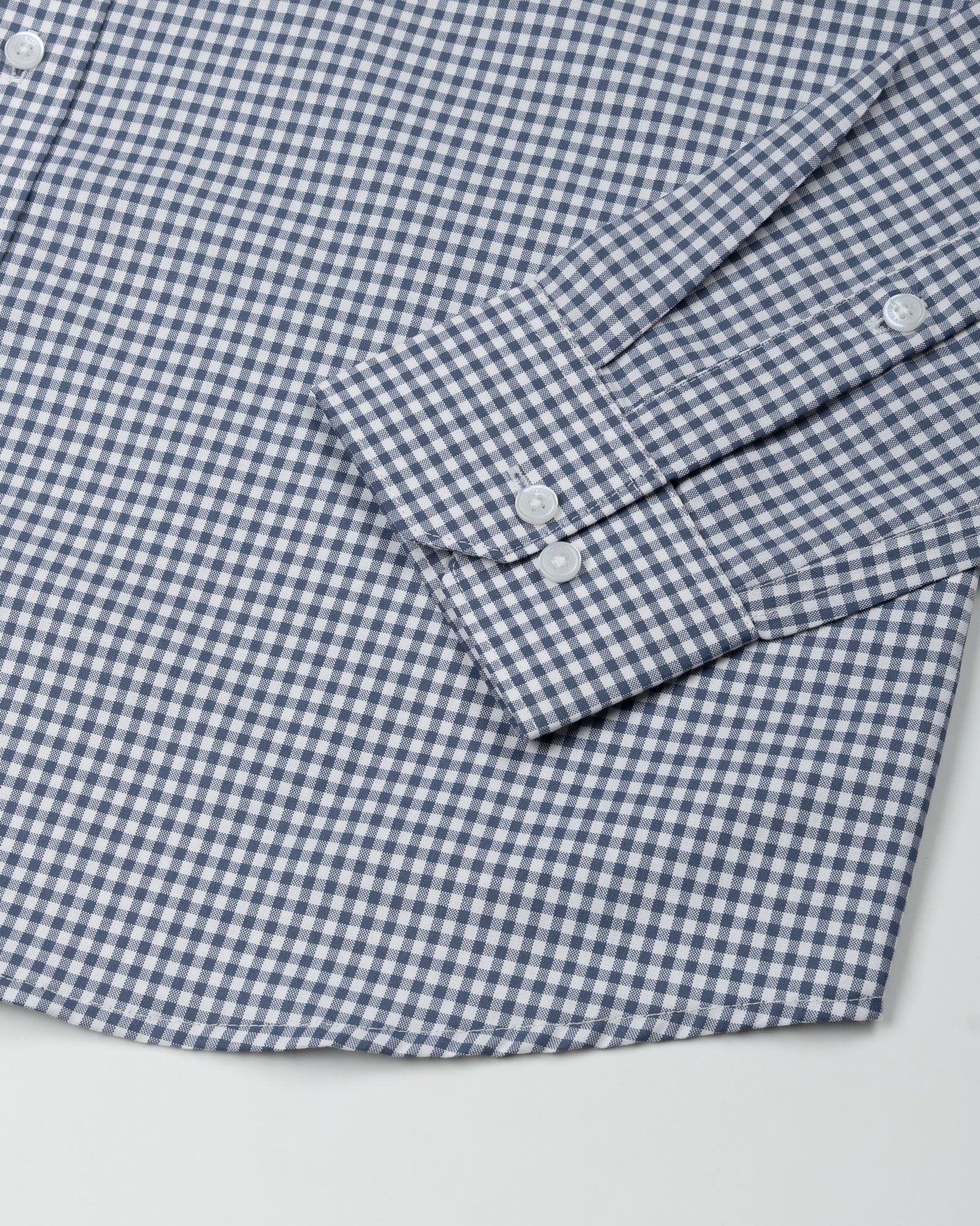 Lumea Grey Front Placket Cotton Shirt - John Ellies